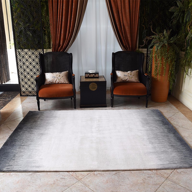 慕尚进口新西兰羊毛地毯茶几现代客厅卧室美式沙发床边毯定制地毯
